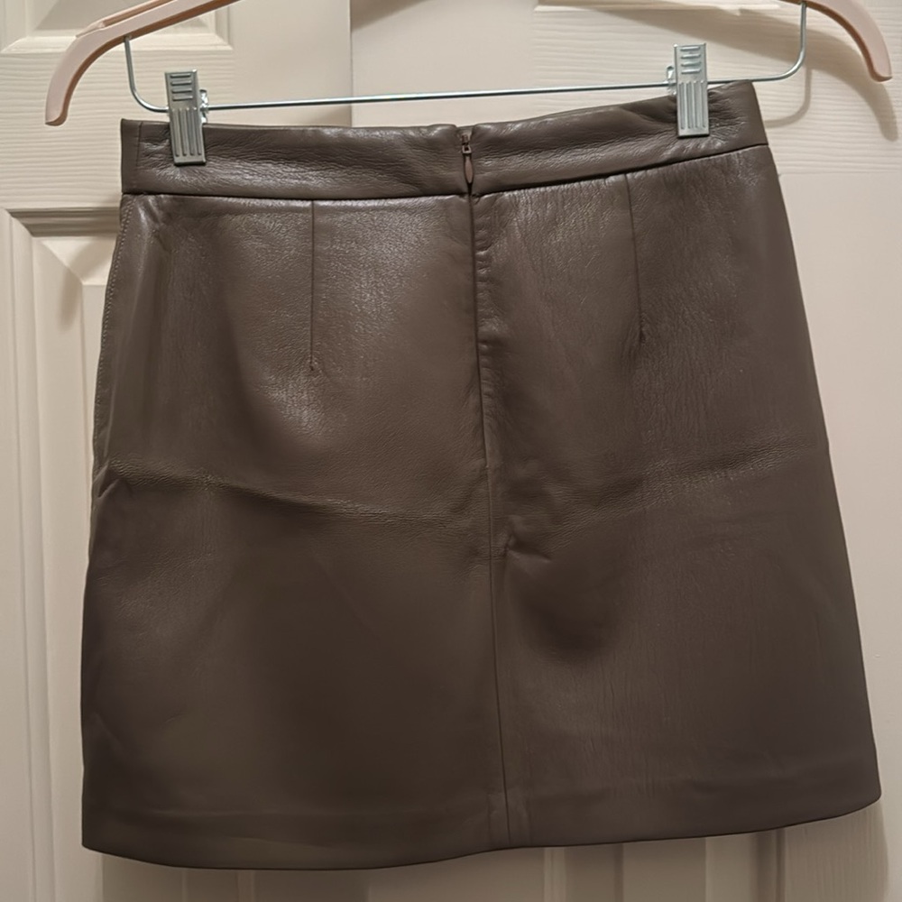 Aritzia Wilfred Tempest Vegan Leather Skirt